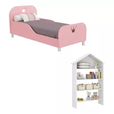 Mini Cama Realeza + Estante Infantil