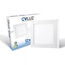 Panel Plafon Led Aplicar 17x17cm 12w Cuadrado Luz Blanca