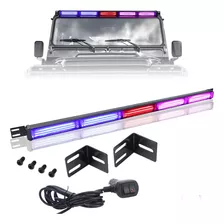 Barra Torreta Estrobo Codigo Leds Cob Policia 28 PuLG 50w