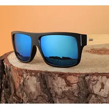 Óculos Escuros De Sol Masculino Hastes Bambu + Brindes