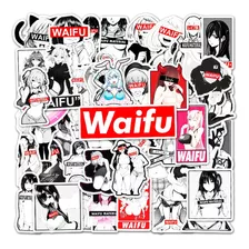 50 Stikers De Anime , Waifu , Medidas Variadas