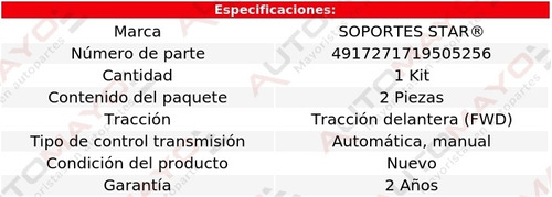 Jgo Soportes Goma Escape S Star Beetle 5 Cil 2.5l 06-14 Foto 2