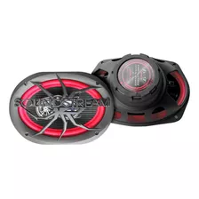 Bocina 6x9 Pulgadas Soundstream Full Range 4 Vías Color Rojo