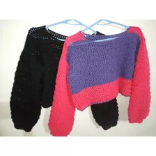 Suéter Tejido A Crochet 