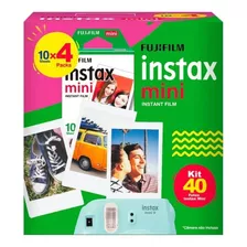 Filme Para Instax Mini 9 8 7s Pacote Com 40 Fotos 54x86mm