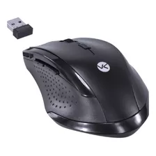 Mouse Sem Fio Ergonomico Preto E Teclado Usb Multilaser Kit