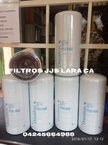 Filtro Aceite Donalson P551400 Wix 57022 
