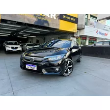 Honda- Civic 2.0 Ex Automatico 2018, Bancos Em Couro, Lindo