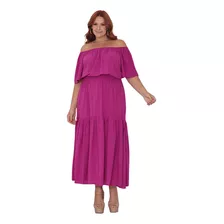 Vestido Lastex Longo Plus Size Instagram