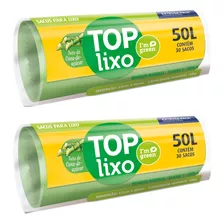 Kit 2 Saco Para Lixo Im Green Biodegradável 50 Lts 60 Sacos