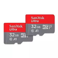 Cartão De Memória Sandisk 32gb Ultra Microsd A1 10 X2