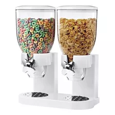 Dispensador De Cereales Doble Cereal Jayma Color Blanco