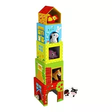 Cajas Apilables 10 Piezas Carton Reforzado Tooky Toy Ft670