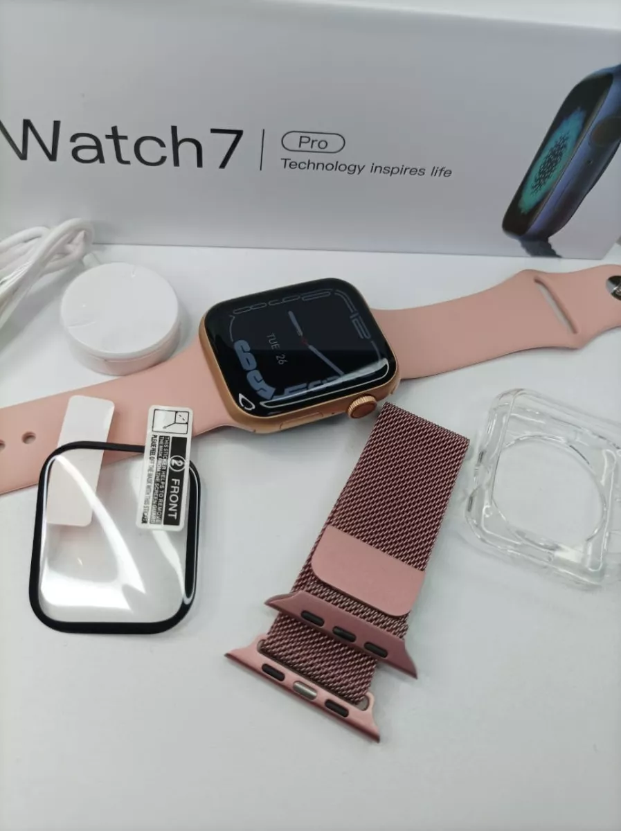 Smartwatch Iwo W27 Pro Série 7 Watch7 C/ Nfc +combo De Brind