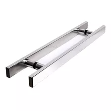 Puxador Aço Inox 304 Chato 80cm Porta De Madeira E Vidro