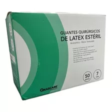 Guante Quirurgico Latex Esteril Con Polvo Nascare (10 Pares)