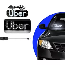 Placa Para Carro Led Uber