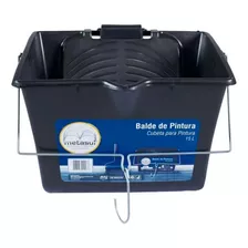 Kit 2 Balde De Pintura Plástico C/alça De Metal 15 Litros