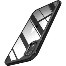 Funda Para iPhone XR (transparente Con Bordes Negros)