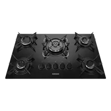 Cooktop 5 Bocas Itatiaia Electra Tripla Gás Preto Bivolt