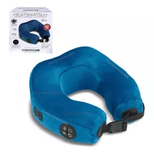 Masajeador Cojín Cuello Vibración Calor Recargable Shiatsu