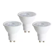 3 Lâmpadas Led Dicroica Gu10 4,8w 2700k Llum Bronzearte