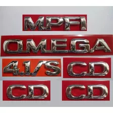 Kit De Emblemas P/ Omega + 3x Cd + 4.1/s + Mpfi 1996/