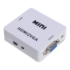 Convertidor Adaptador Hdmi A Vga 1080p Full Hd