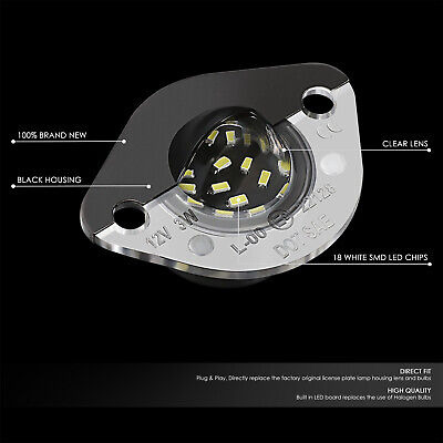Nuvision For 94-04 Ford Mustang 18 Smd Led Rear Bumper L Oad Foto 2