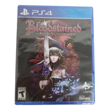 Bloodstained Ritual Of The Night Ps4 Novo Lacrado Físico