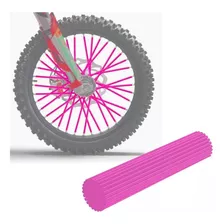 Popotes Para Rayos Rines De Moto Bici Rosa