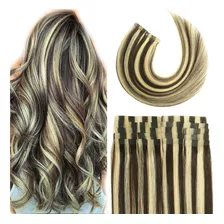 Extensiones De Cabello Humano Adhesivas 2p613 Rubio Decolora