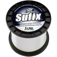 Sufix Tritanium Plus - Sedal De Pesca De 1/4 Libra Transpar