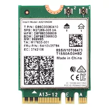 Placa De Rede Wifi 6 Ax210ngw 5ghz Bt 5.2 6g 5374 Mbps M.2