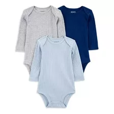 Kit 3 Body Bebe Regata Carters Child Of Mine Menino Original