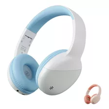 Auriculares Fingertime P8 Bluetooth Recargable Usb Aux Tf Color Azul