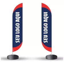 Wind Banner (flag Banner) 3 Metros - Personalizado