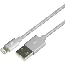 Klip Xtreme Cable Lightning® Mfi A Usb 3.0 De 0.5m Kac-001 Color Plateado