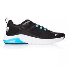 Tênis Masculino E Feminino Electron E Puma Cor Puma Black-puma White-bright Aqua Desenho Do Tecido Liso Tamanho 42