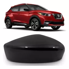  Capa Retrovisor Nissan Kicks Sem Furo Metagal Lado Direito