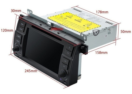  Android 9.0 Bmw Serie 3 1998-2006 Dvd Gps Wifi Radio Touch  Foto 10