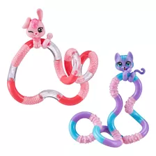 Tangle Jr. Pets - Paquete De 2 Juguetes Para Ansiedad De Gat