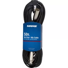 Cable Shure C50j Para Microfonos, 15 Metros Xlr-xlr