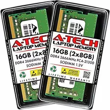 Kit De Repuesto De Ram A-tech De 16 Gb (2 X 8 Gb) Para Cruci