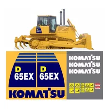 Kit Adesivos Compatível Trator De Esteira Komatsu D65ex R427