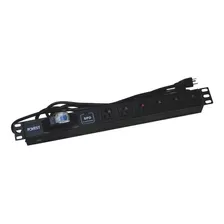 Pdu O Multitoma Para Rack De 6 Salidas Marca Powest