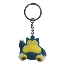 Chaveiro Pokémon Snorlax Emborrachado / Detalhado