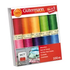 Gutermann Sew-all Colorful Set 100% Polister Hilo Set 32.8 X