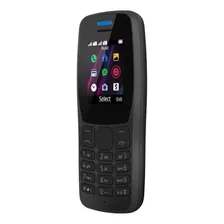Celular Idosos Nokia 110 Preto Rádio Fm E Leitor Mp3 