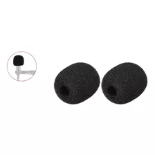 Espuma Micrófono Cortaviento Solapa Diadema Mesa X 2 Pcs